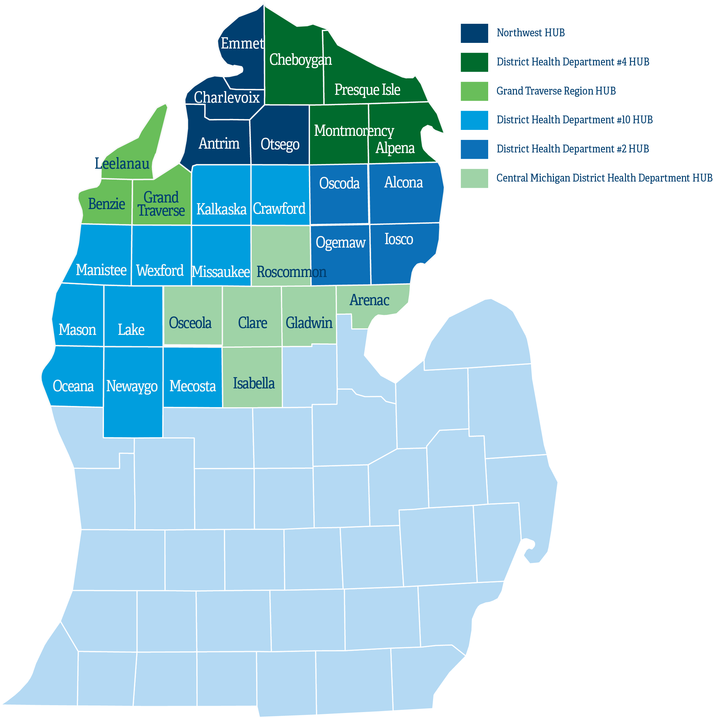 Community Connections HUB Map